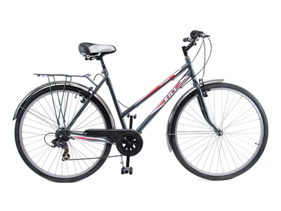Велосипед ХВЗ 28″ Турист 286W Cталь 6 cкор. Серый металлик