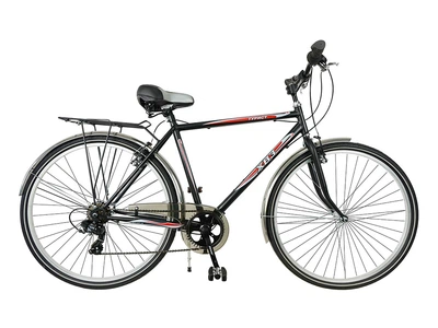Велосипед ХВЗ 28″ Турист 286М Cталь 6 скор Черный