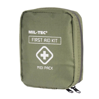 Аптечка тактична туристична Mil-Tec Першої допомоги Із кріпленням Pack Mini Олива (16025800) M-T