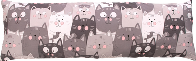 Подушка дакимакура Руно Grey Cat_1 антиаллергенное волокно 50х150 см (Р315.52_Grey Cat_1)