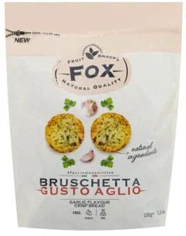 Брускетта Fox Italia з часником Chef Gourmet 130 г (8007537002547)