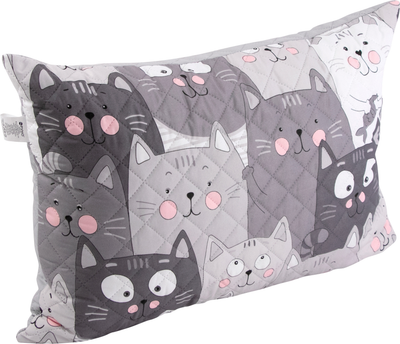 Подушка Руно Grey Cat антиаллергенное волокно 50х70 см (Р310.52СЛУ_Grey Cat)