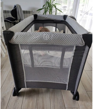 Дитячий манеж сірий 76 × 20 × 20 см
