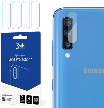 Комплект захисного скла 3MK Lens Protect для камеры Samsung Galaxy A70 SM-A705 4 шт (5903108136815)