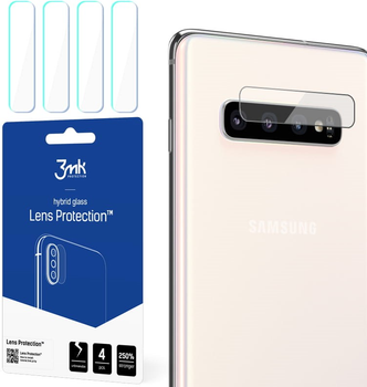 Zestaw szkieł hybrydowych 3MK Lens Protect na aparat Samsung Galaxy S10 Plus SM-G975F 4 szt (5903108105545)