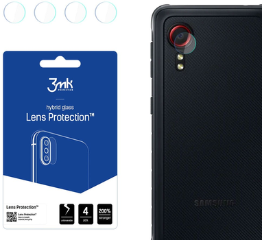 Zestaw szkieł hybrydowych 3MK Lens Protect na aparat Samsung Galaxy Xcover 5 4 szt (5903108475471)