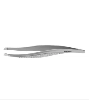 Пинцет для бровей скошенный Сталекс Staleks Classic 12 Type 3 ТС-12/3