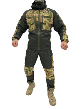 Зимний тактический (военный) водоотталкивающий костюм р. XL с флисовой подкладкой (51131-XL)