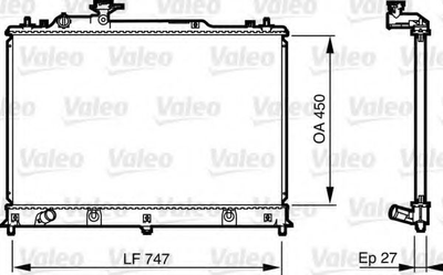 Радиатор Valeo (735577)