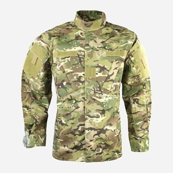 Тактична сорочка Kombat UK Assault Shirt ACU Style M Мультикам Чорна (kb-asacus-btpbl-m)
