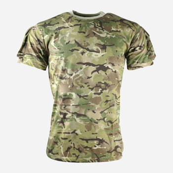 Тактическая футболка Kombat UK TACTICAL T-SHIRT S Мультикам Черная (kb-tts-btpbl-s)