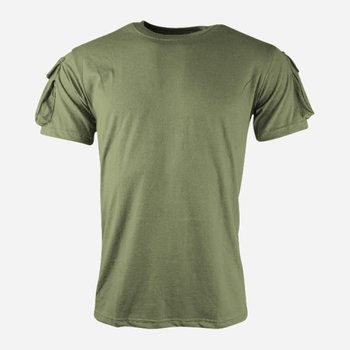Тактична футболка Kombat UK TACTICAL T-SHIRT L Оливкова (kb-tts-olgr-l)