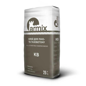Клей для піно- і газоблоків ARMIX KB 25 кг