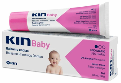 Żel do zębów dla dzieci Kin Baby Teething Gel 30 ml (8470003804363)