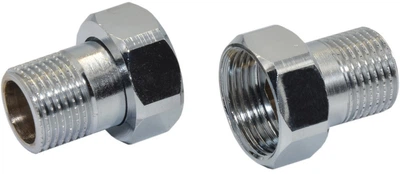 Штуцер-адаптер PATTARONI 1/2" x 3/4" НВ пара хром (F622CR003)