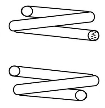 Пружина передня Caddy 1.4/1.6i 03- CS GERMANY (14950785)