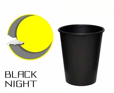 Стакан паперовий Balck Night 175 мл Чорний 50 шт