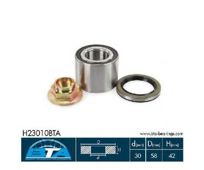 Подшипник колеса, комплект BTA Bearing Technology for Automotive (H23010BTA)