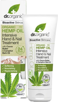Płyn do rąk Dr. Organic Hemp Oil Intensive Hand & Nail Treatment 100 ml (5060391841267)