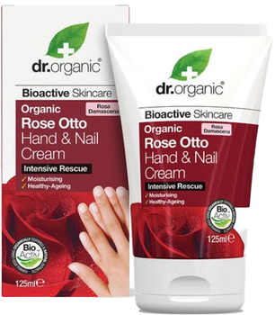 Krem do rąk Dr. Organic Rose Otto Hand & Nail Cream 125 ml (5060176672970)