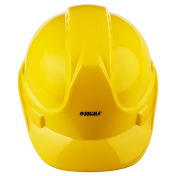 Каска строительная 8 точек крепления (желтая) SIGMA (9414521) 4453467