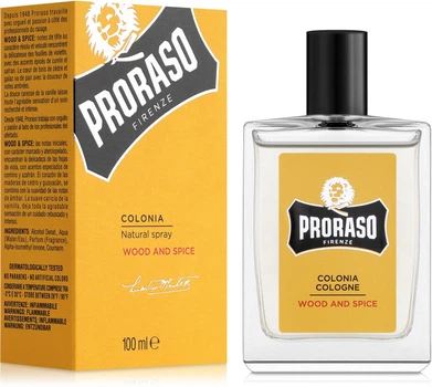 Одеколон Proraso Wood & Spice 100 мл