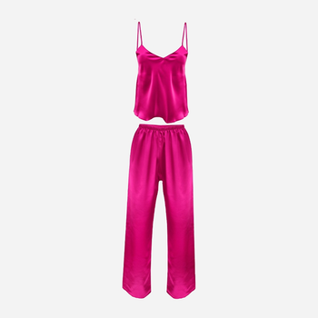 Piżama (podkoszulek + spodnie) DKaren Set Iga L Dark Pink (5901780629311)