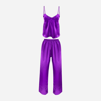 Piżama (podkoszulek + spodnie) DKaren Set Iga XL Violet (5901780630423)
