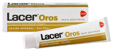 Зубная паста Lacer Oros с флуором 75 мл (8470003965569)