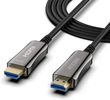 Кабель ATZEBE LHC-B50 HDMI to HDMI 4K 60Гц 50м Черный