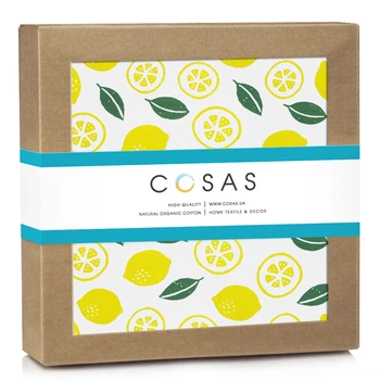 Байковые пеленки LEMONS Cosas желтый 80х100 см