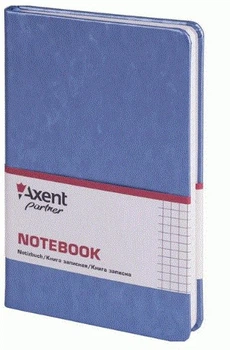 Книга записна Axent Partner Jazz 12.5х19.5 cм 96 листів метал у клітинку