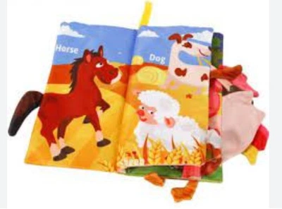 Іграшка книга для дітей 668-123CD книжка шуршалка дитяча