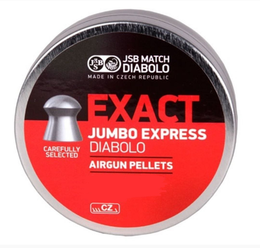 Пули пневматические JSB Diabolo Exact Jumbo Express калібр - 5,52 мм, 0,930 г 250 шт/уп (546277-250)