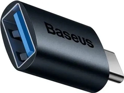 Переходник Baseus Ingenuity Series Mini OTG Adaptor Type-C to USB-A 3.1 ZJJQ000003 Blue