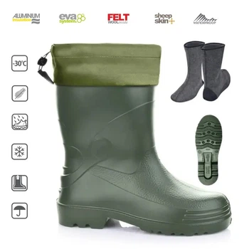 Чоловічі чоботи на рибалку та охоту (-30C) Lemigo Wader 892 EVA розмір 41