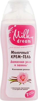 Молочний крем-гель для душу "Дамаська троянда та ваніль" Milky Dream 300ml (893020-801923-2)