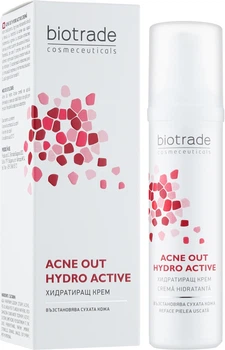 Гідро-активний крем проти висипу вугрів Biotrade Acne Out Hydro Active Cream 60ml (674962-936883-2)