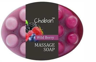 Антицелюлітне масажне мило "Лісова ягода" - Chaban Natural Cosmetics Massage Soap 100g (100g) (1024279-1356362-2)