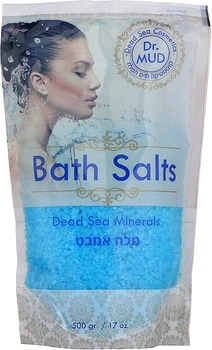 Сіль для ванни з мінералами Мертвого моря More Beauty Bath Salts Dead Sea Minerals Blue 500g