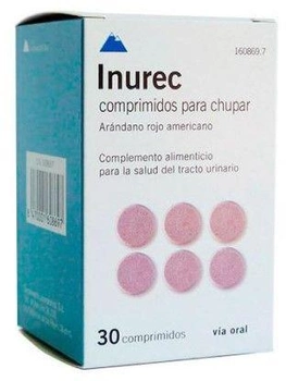 Дієтична добавка Farmasierra Inurec Orange Flavour 30 таблеток (8470001608697)
