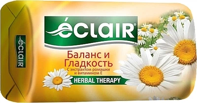 Мыло туалетное "Баланс и гладкость с экстрактом ромашки и витамином Е" - Eclair Herbal Therapy 140g (1099122-1462108-2)