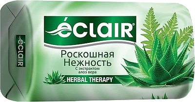 Мыло туалетное "Роскошная нежность с экстрактом алоэ вера" - Eclair Herbal Therapy 140g (1099118-1462102-2)