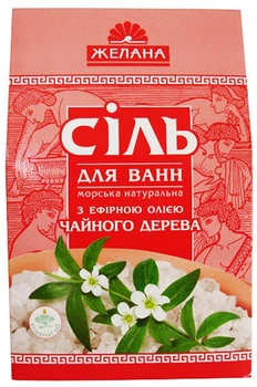Сіль для ванн з ефірною олією "Чайне дерево" Желана 500g (656920-570625-2)