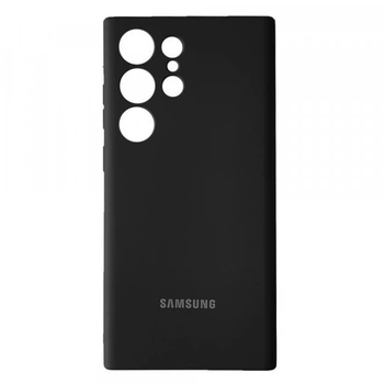 Чохол Silicone Case Full for Samsung S22 Ultra 5G Black