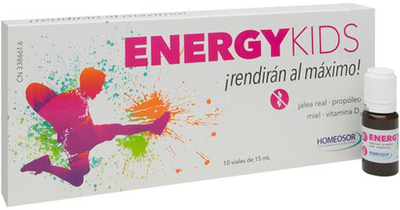 Suplement diety Homeosor Energy Kids dla dzieci 10 fiolek (8470003386616)