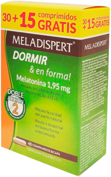 Suplement diety Meladispert Sleep&Fitness 30+15 tabletek (8711744052904)