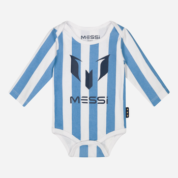 Body niemowlęce Messi S49307-2 74-80 cm Jasnoniebieski/Biały (8720815172267)