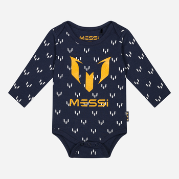Body niemowlęce Messi S49308-2 74-80 cm Biały/Granatowy (8720815172304)