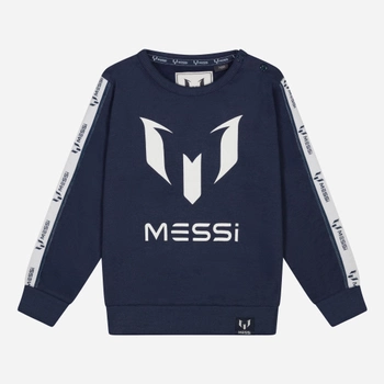 Bluza bez kaptura chłopięca Messi S49325-2 86-92 cm Granatowa (8720815173479)